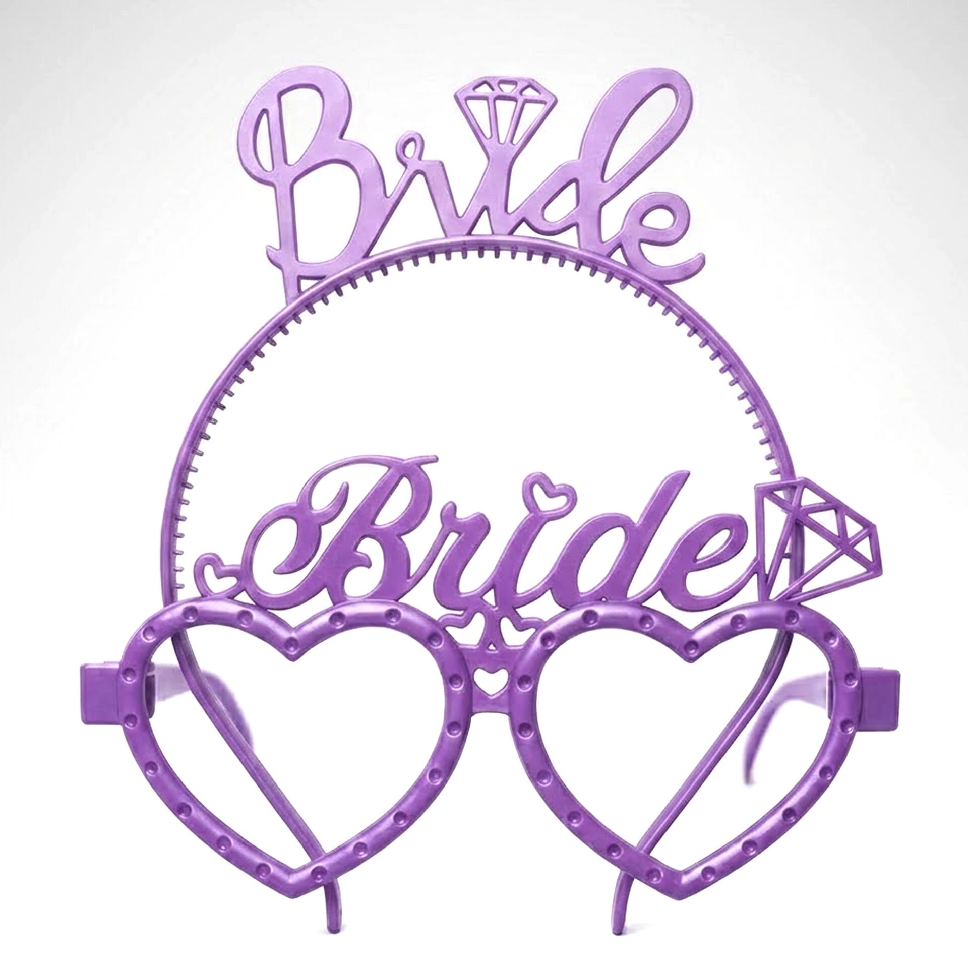 PLS RENKLİ GÖZLÜK TAÇ BRİDE MOR