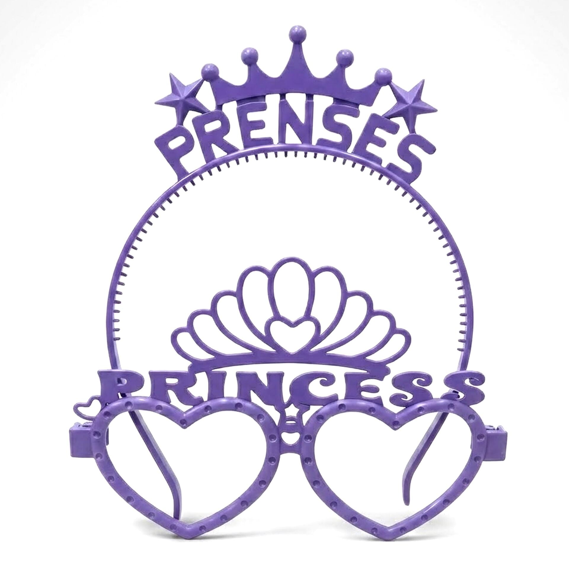 PLS RENKLİ GÖZLÜK TAÇ PRENSES MOR