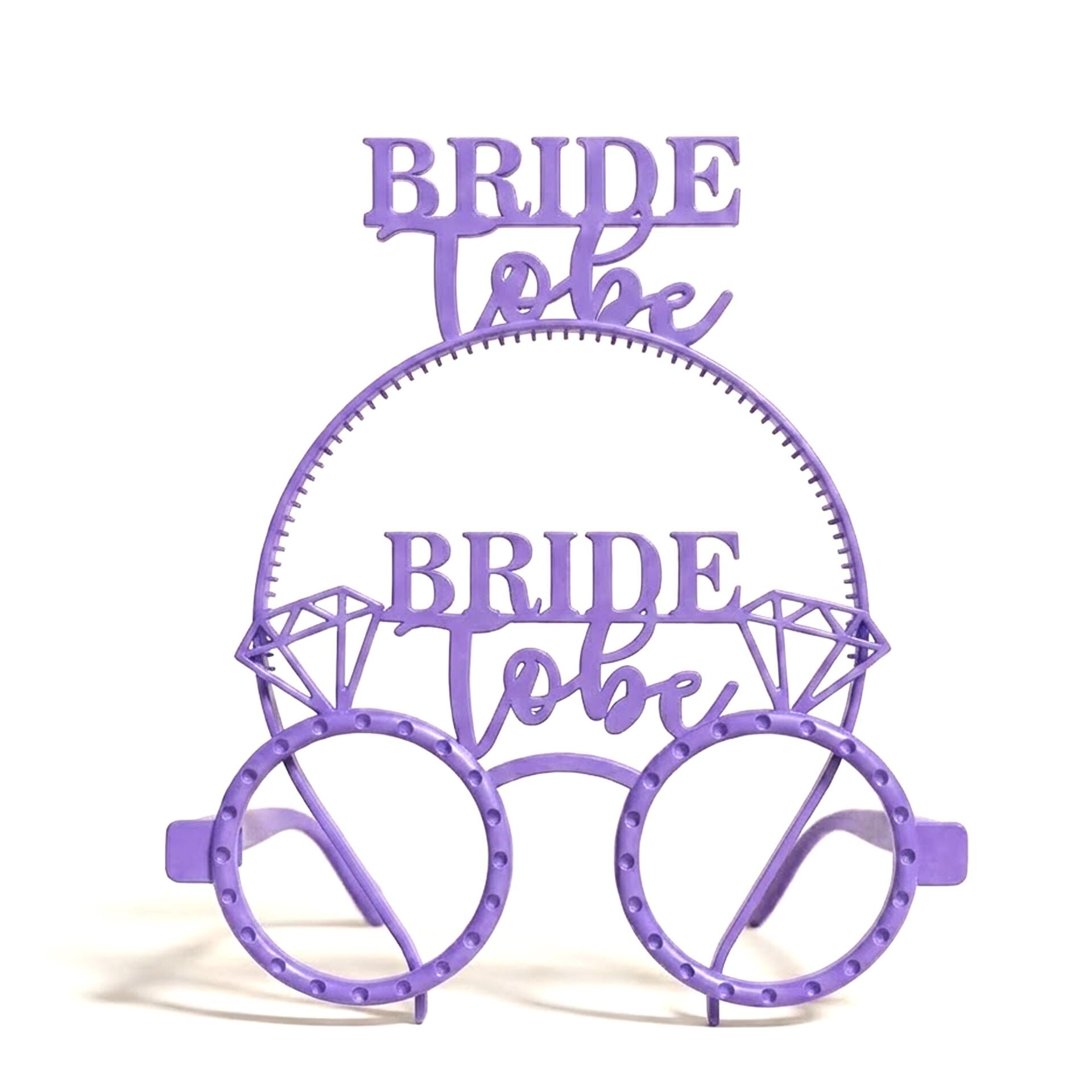 PLS RENKLİ GÖZLÜK TAÇ BRİDE TO BE MOR