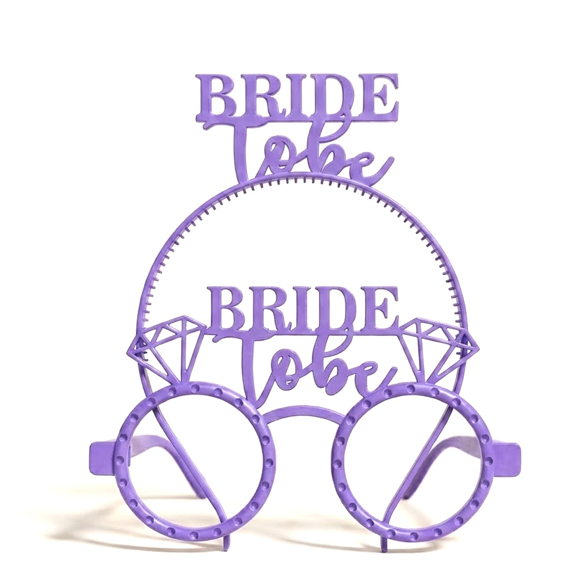 PLS RENKLİ GÖZLÜK TAÇ BRİDE TO BE MOR