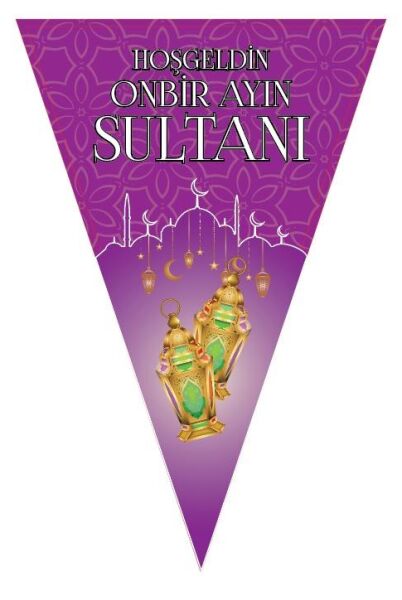 FLAMA RAMAZAN HOŞGELDİN 11 AY SULTANI MOR