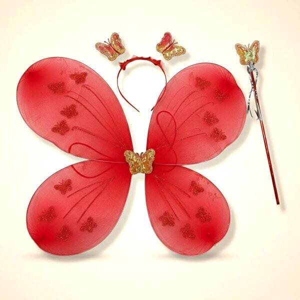 ASA KELEBEK TAÇ KIRMIZI