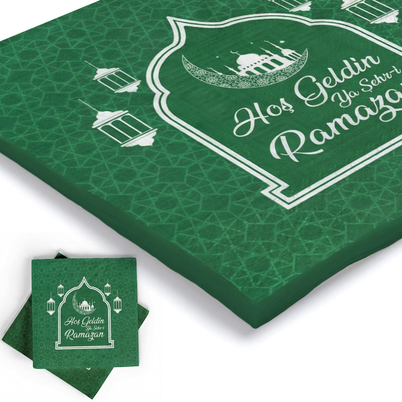 BASKILI PEÇETE  RAMAZAN YEŞİL
