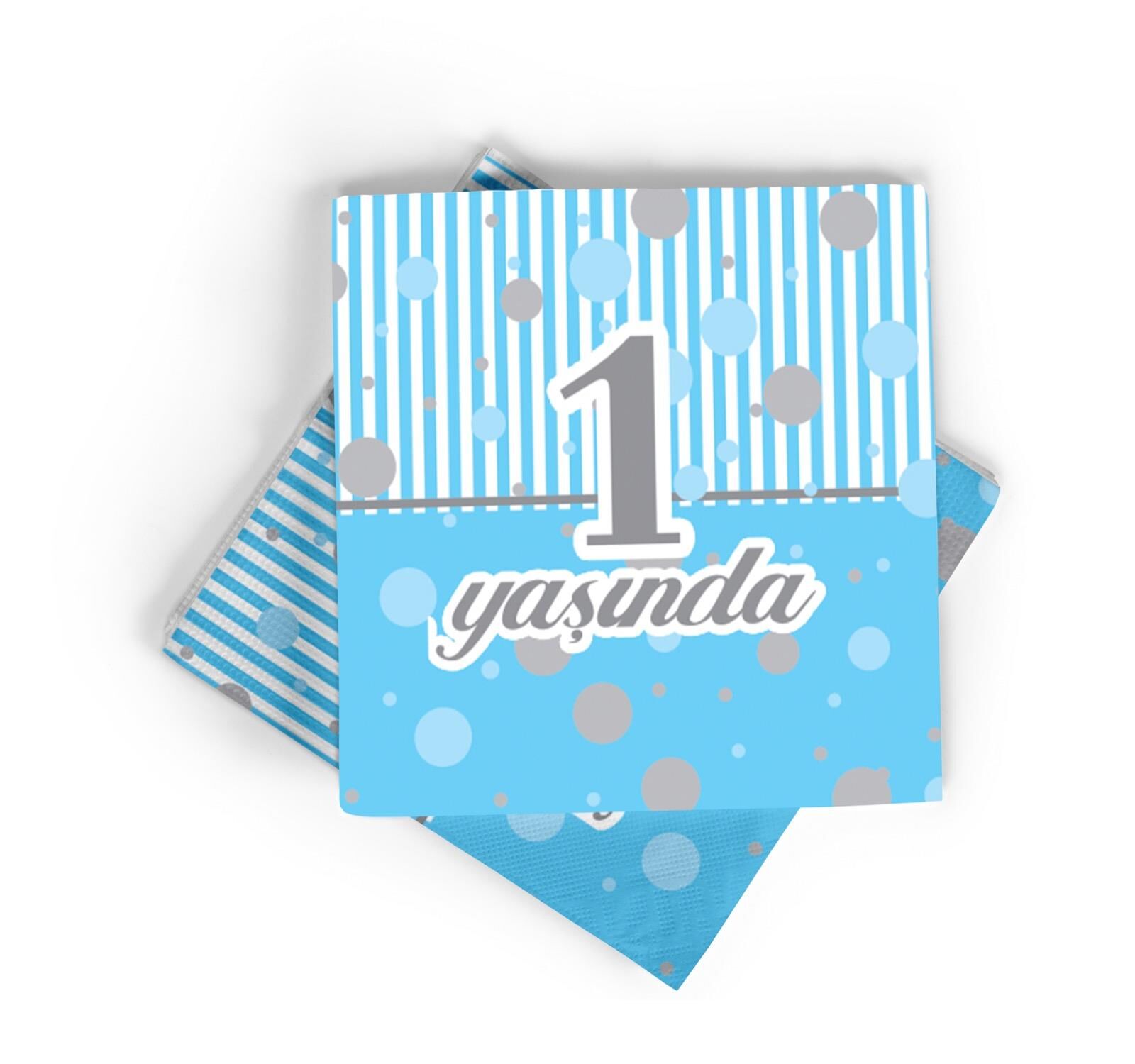 BASKILI PEÇETE 1 YAŞ MAVİ