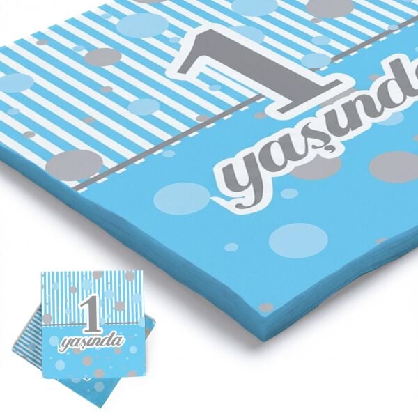 BASKILI PEÇETE 1 YAŞ MAVİ