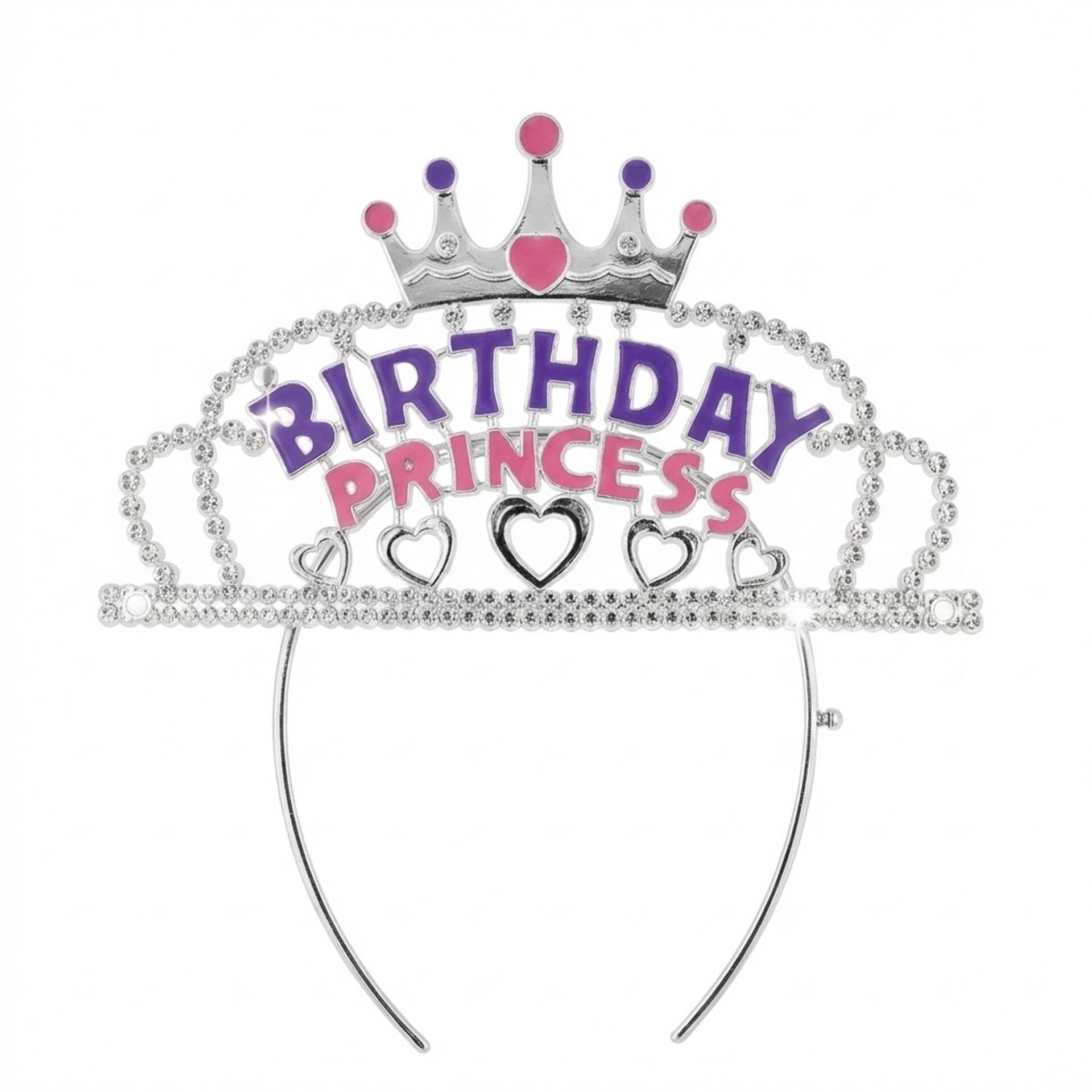 PLS İTHAL TAÇ BİRTHDAY PRENSES MOR PEMBE