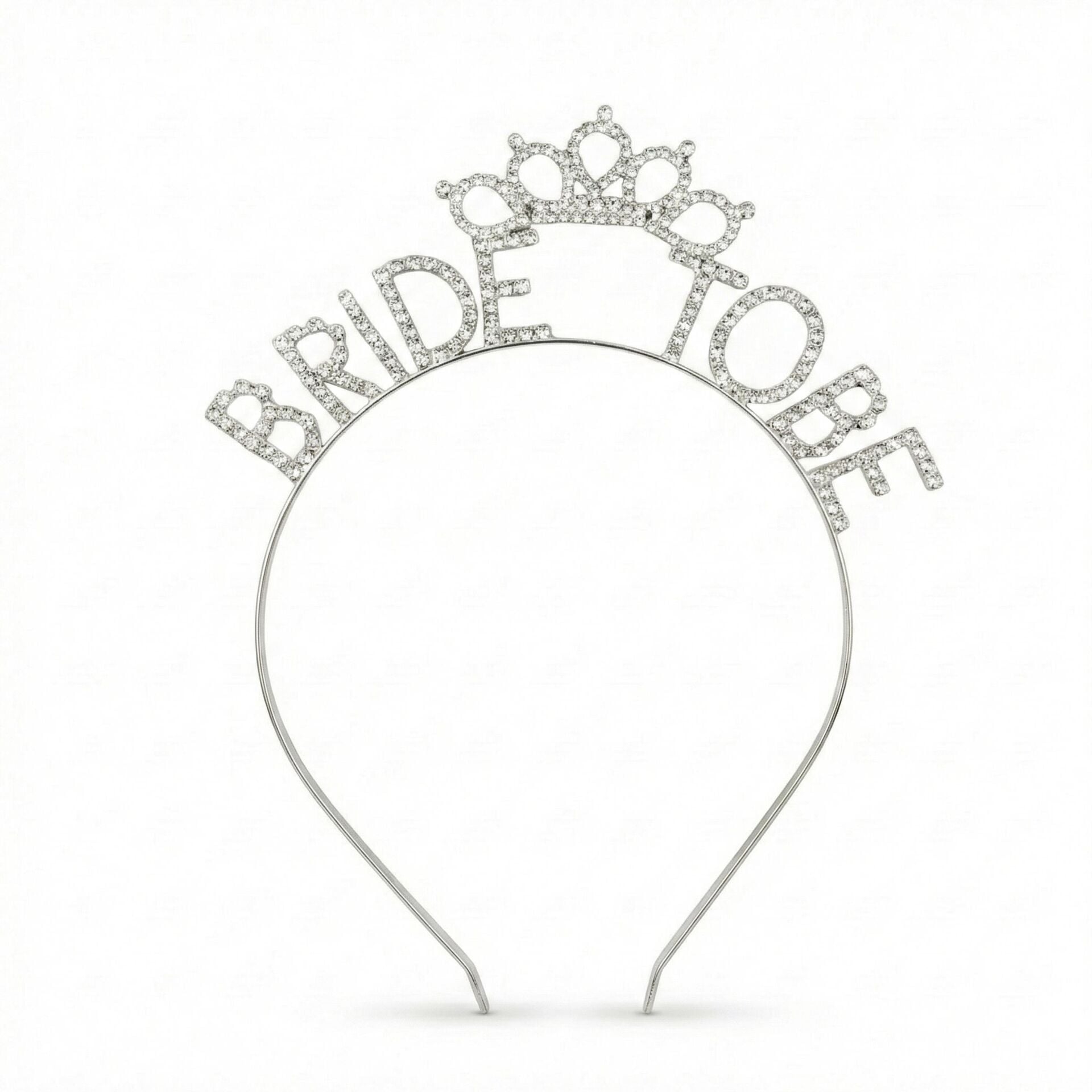 TAÇ TAŞLI METAL BRİDE TO BE KRALİÇE GÜMÜŞ