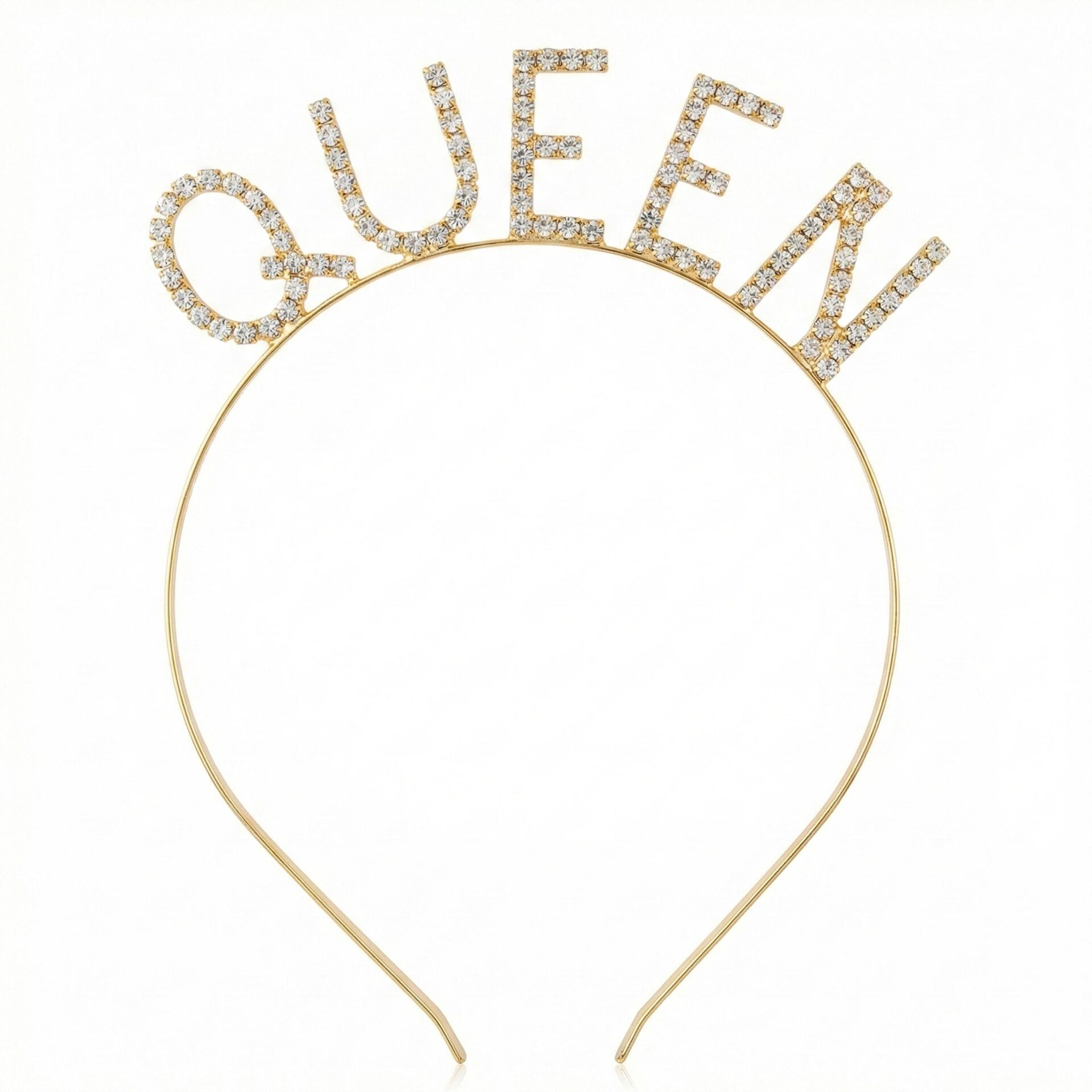 TAÇ TAŞLI METAL QUEEN GOLD