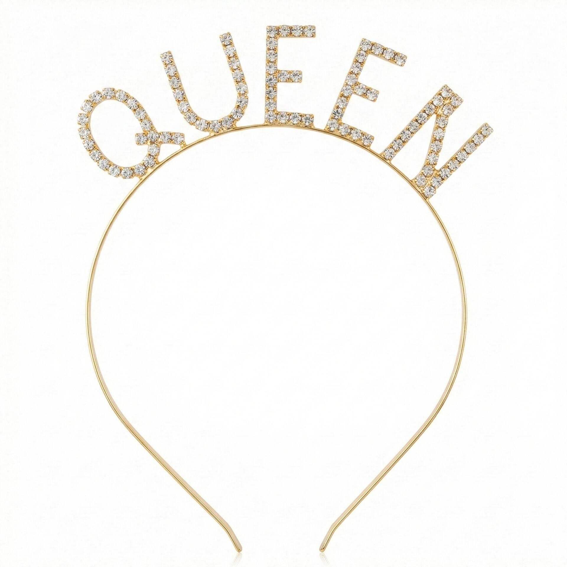 TAÇ TAŞLI METAL QUEEN GOLD