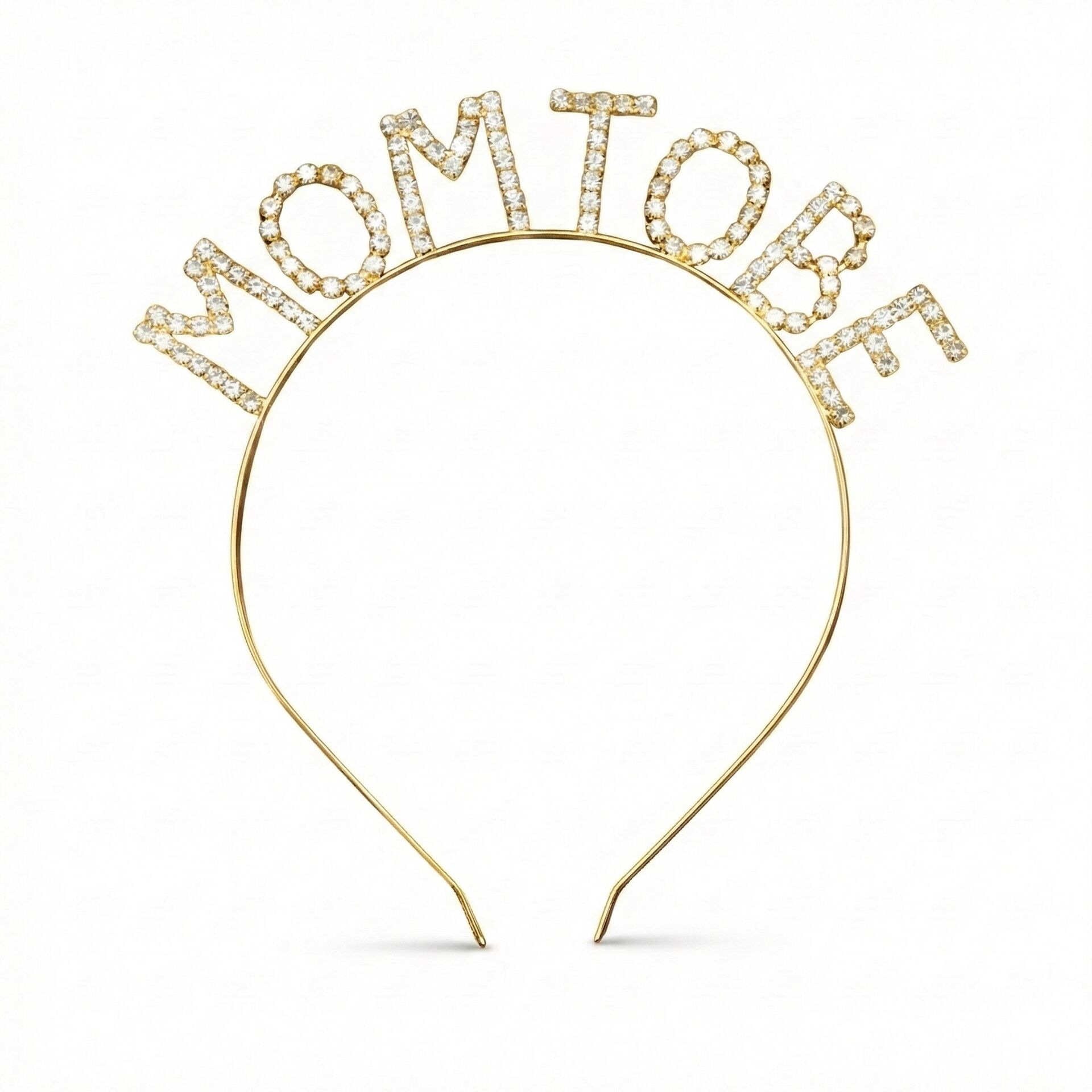 TAÇ TAŞLI METAL MOM TO BE GOLD