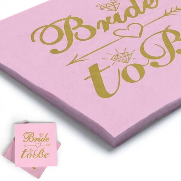 BASKILI PEÇETE BREDE TO BE PEMBE / ALTIN