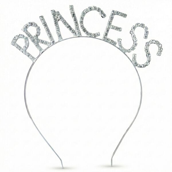 TAÇ TAŞLI METAL PRİNCESS GÜMÜŞ