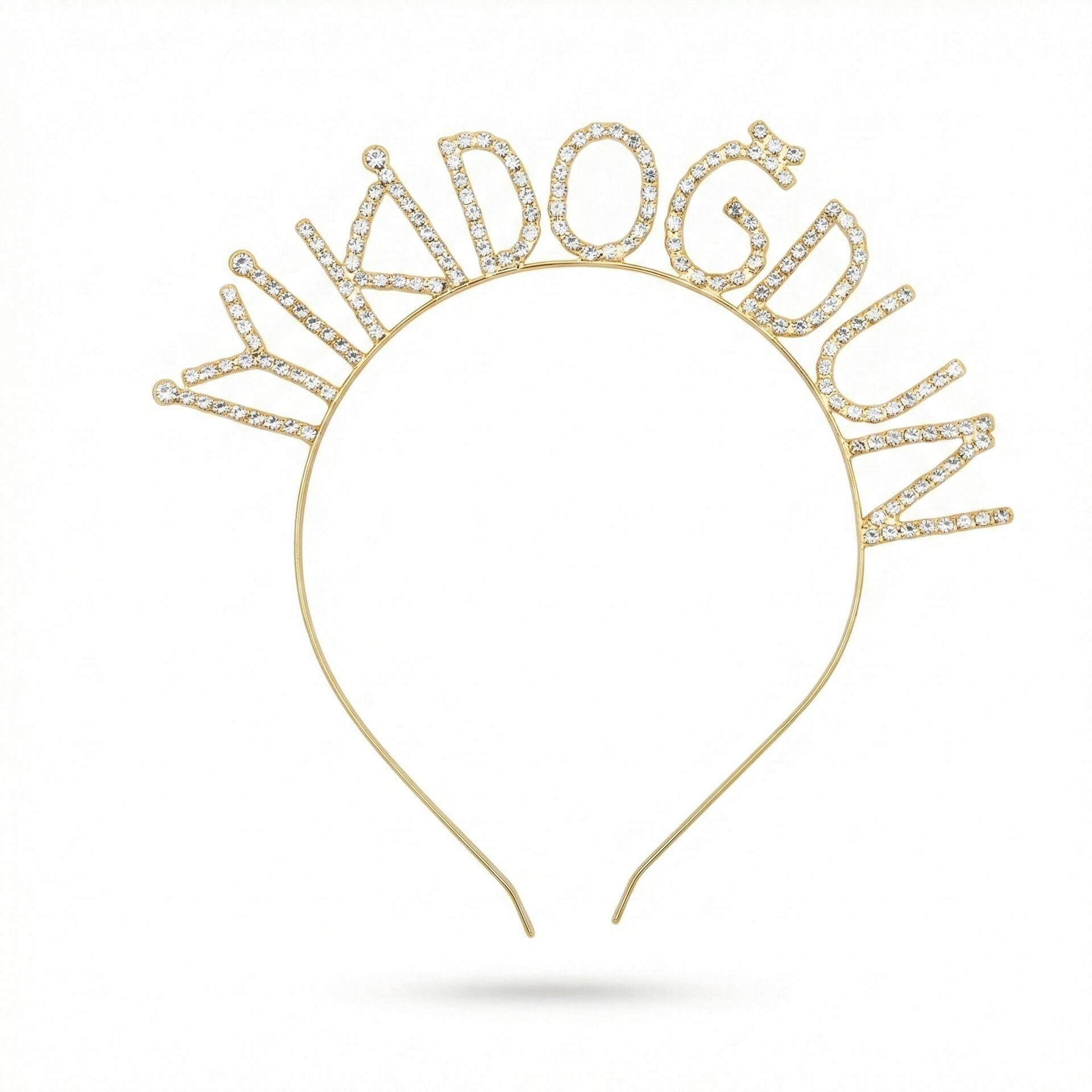 TAÇ TAŞLI METAL İYİKİ DOĞDUN GOLD YENİ