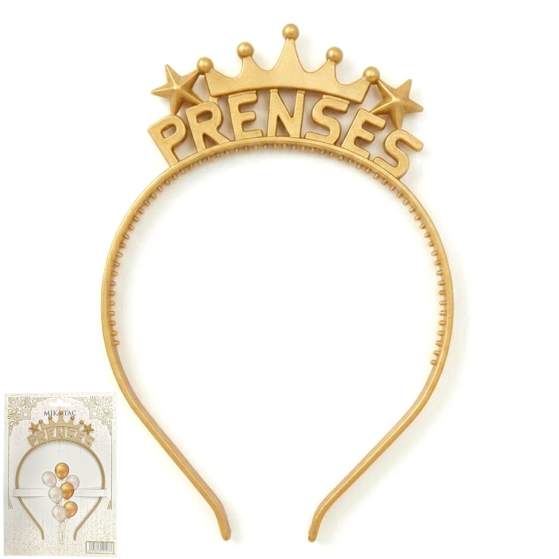 PLS RENKLİ TAÇ PRENSES GOLD