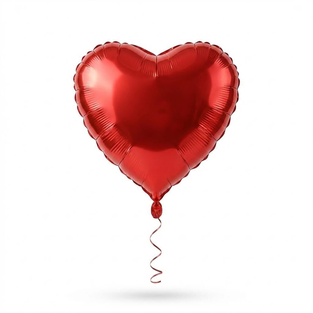 KALP 18 İNC FOLYO BALON KIRMIZI