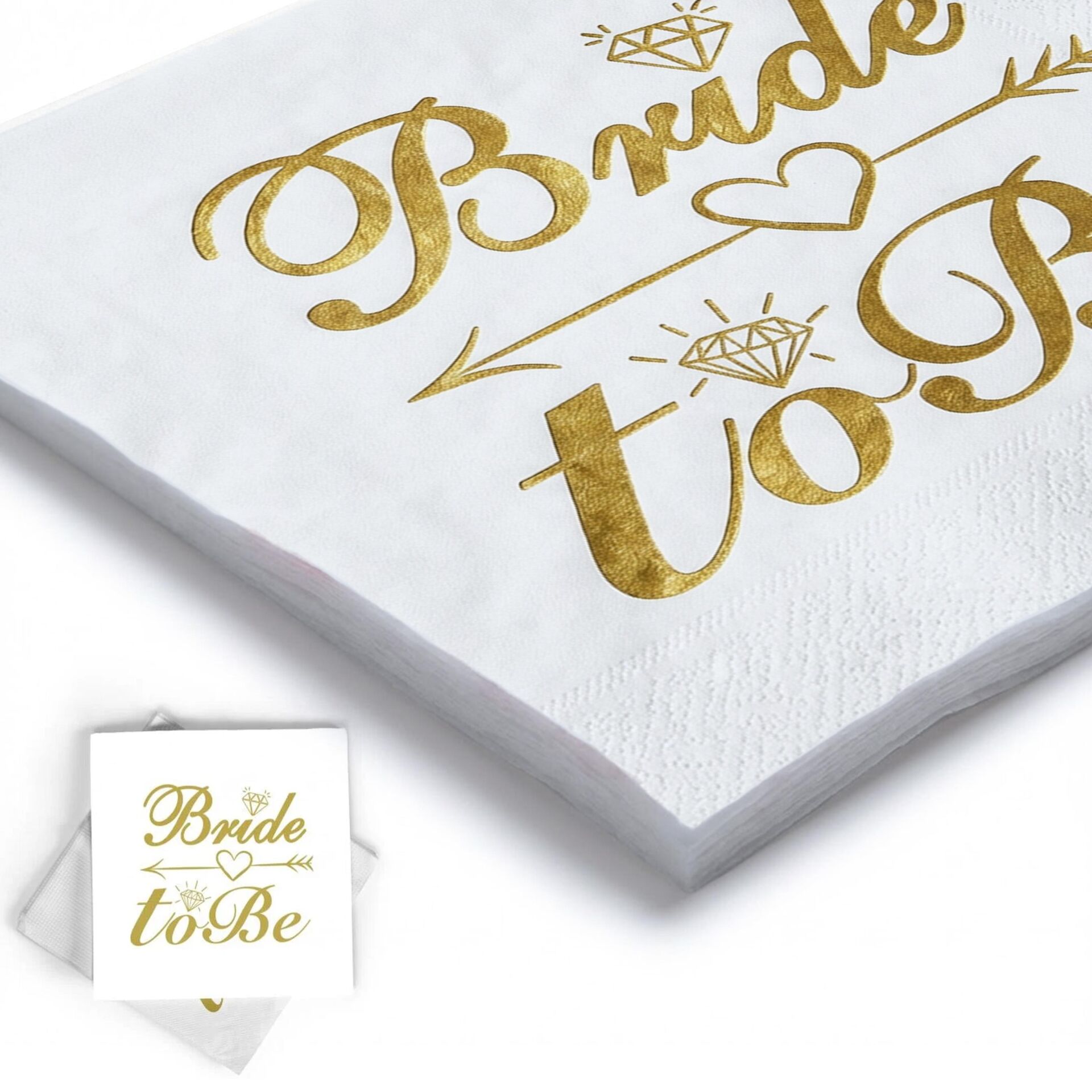 BASKILI PEÇETE BREDE TO BE BEYAZ / ALTN