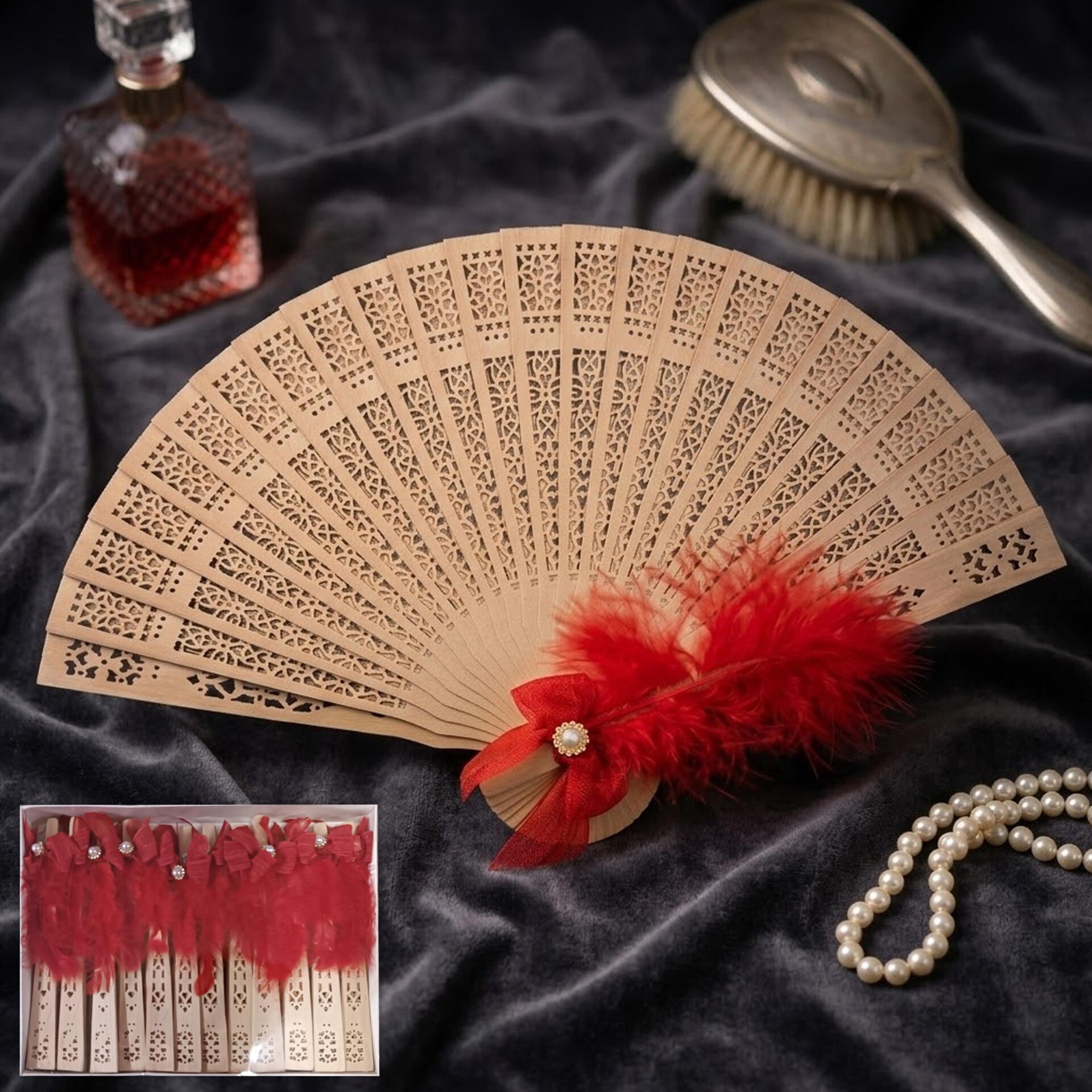 YELPAZE AHŞAP KIRMIZI FİYONK 12 Lİ