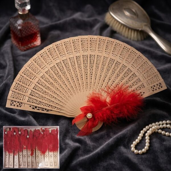 YELPAZE AHŞAP KIRMIZI FİYONK 12 Lİ