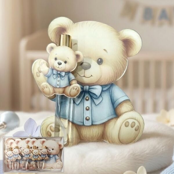 ŞİŞE FISFIS SÜSLÜ AYICIK 15 Lİ