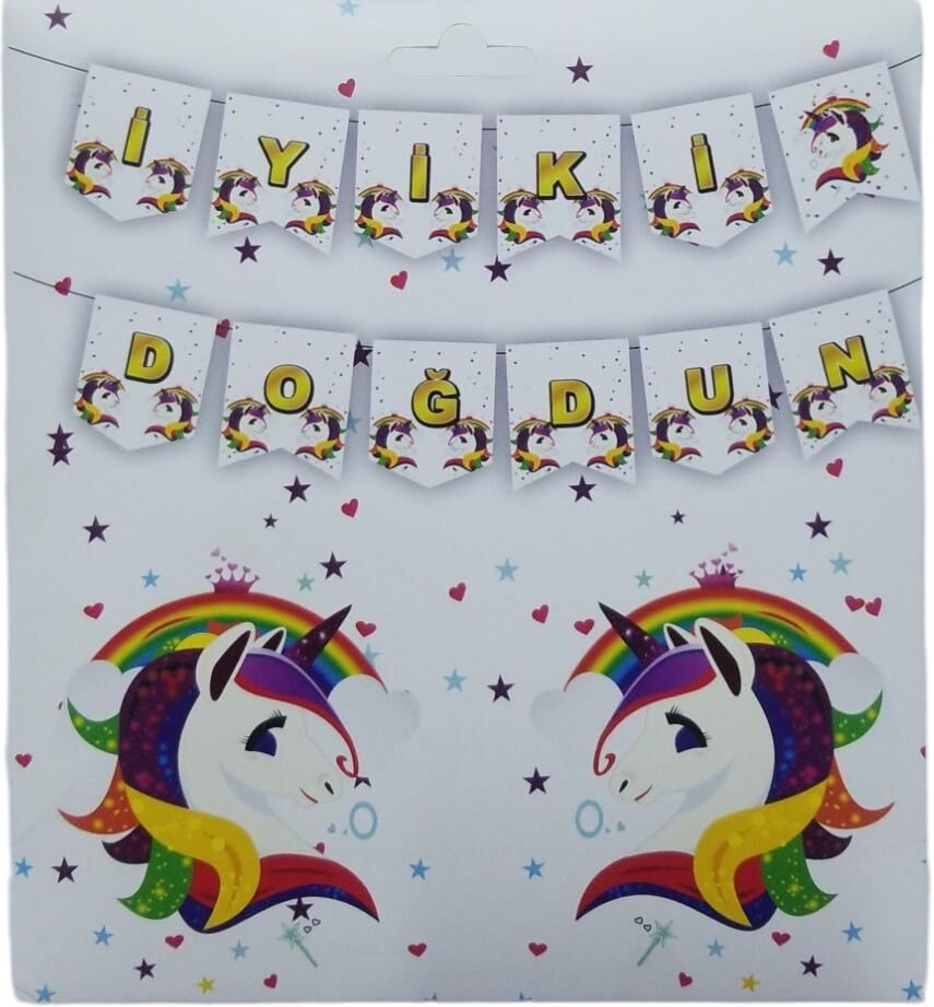 YAZI ZARF BANNER UNİCORN