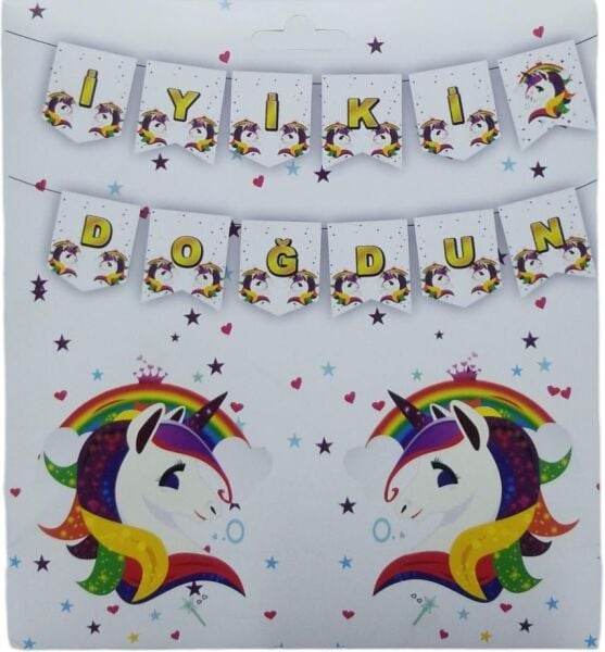 YAZI ZARF BANNER UNİCORN