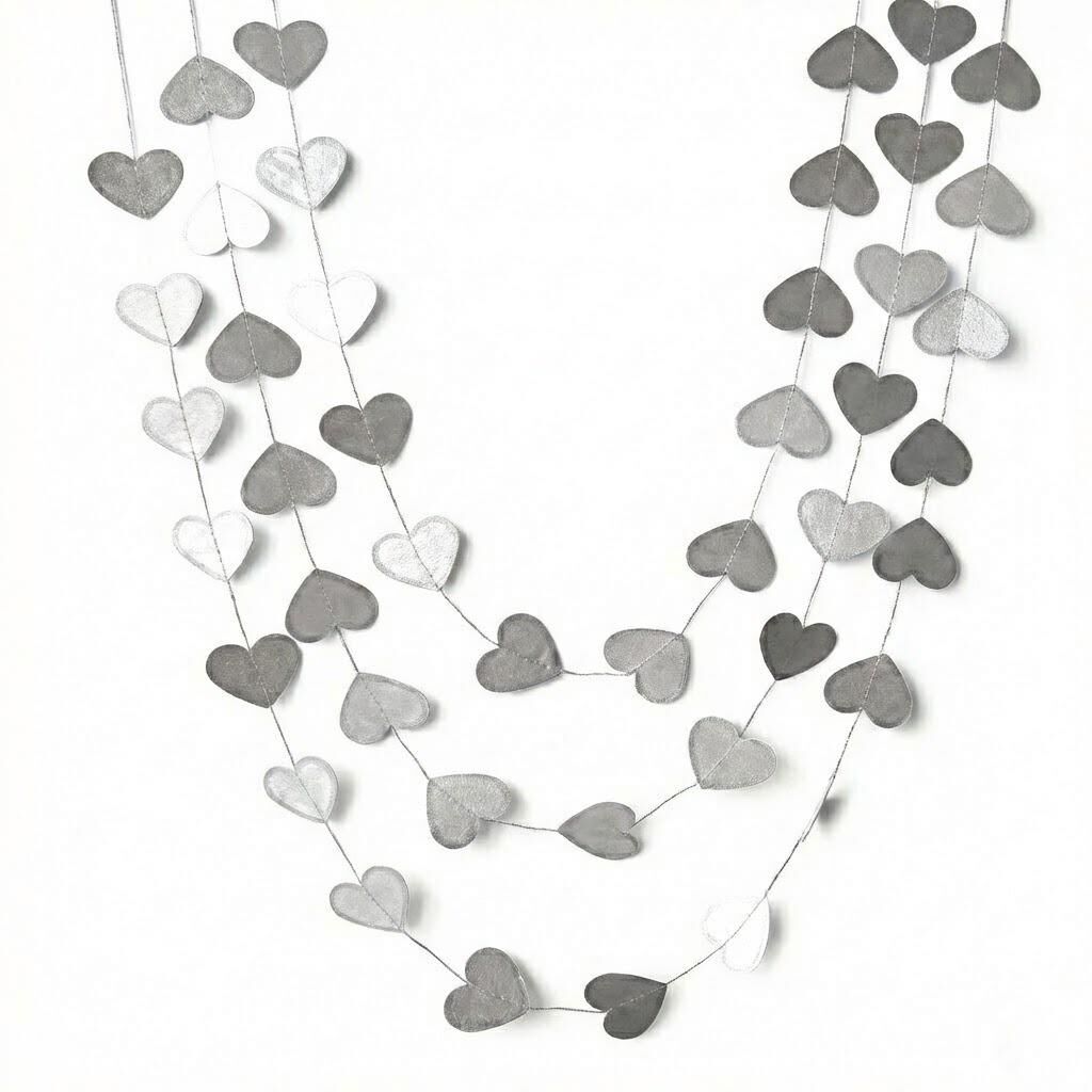 3D TAVAN SÜS 4 MT KALP GÜMÜŞ