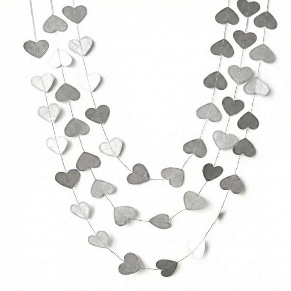 3D TAVAN SÜS 4 MT KALP GÜMÜŞ