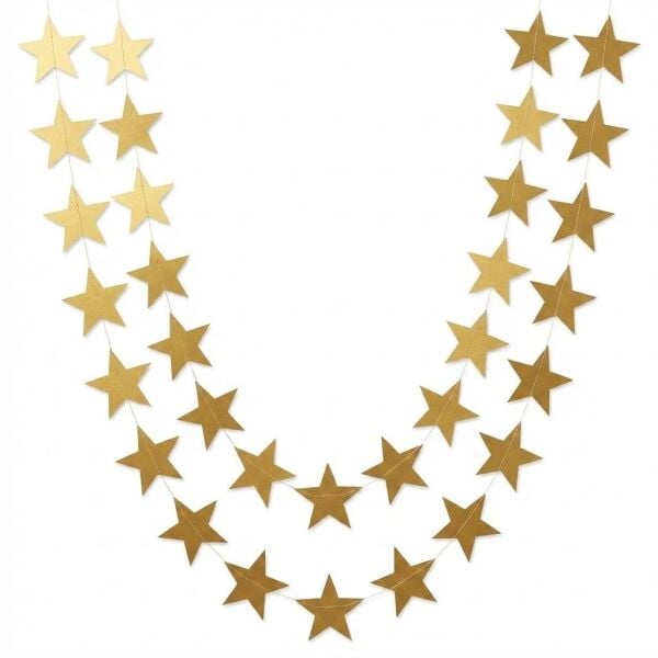 3D TAVAN SÜS 4 MT YILDIZ GÜMÜŞ