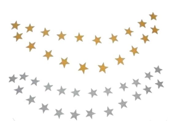 3D TAVAN SÜS 4 MT YILDIZ GOLD