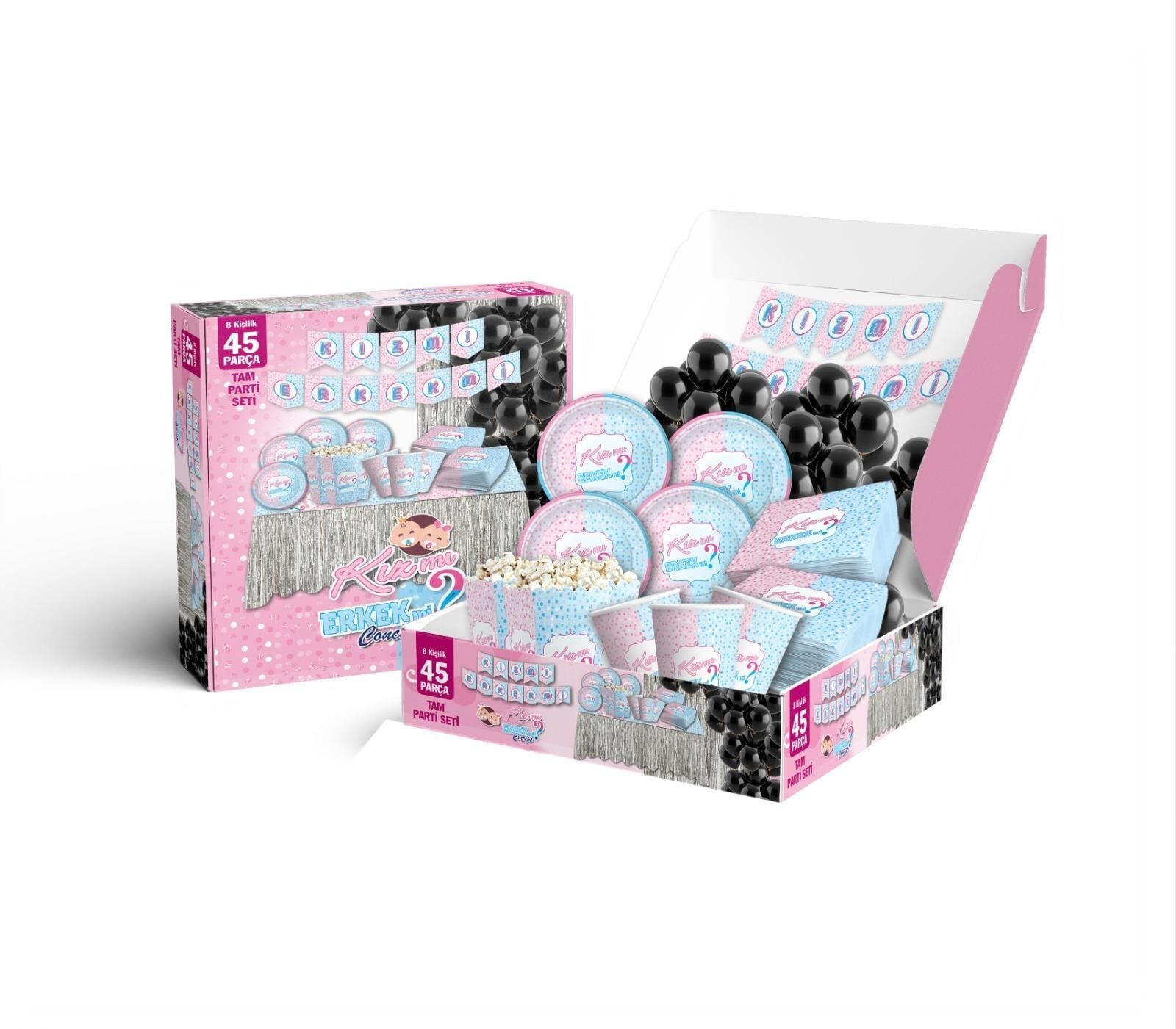 PARTİ SETİ 8 KİŞİLİK CİNSİYET