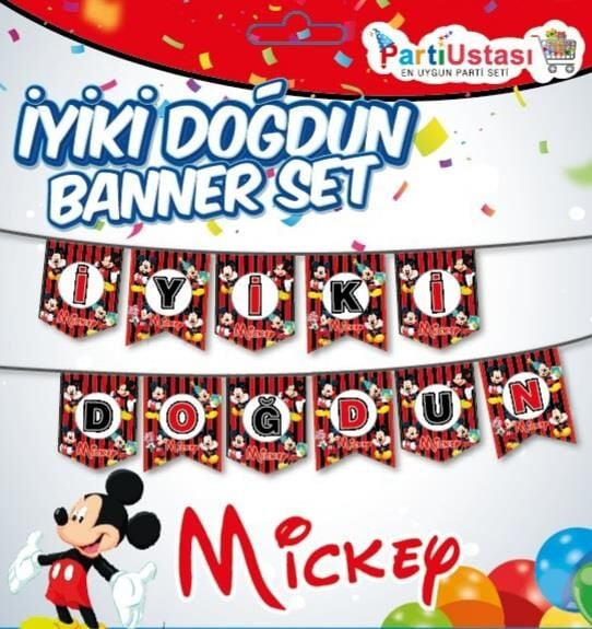 YAZI BANNER MİCKEY