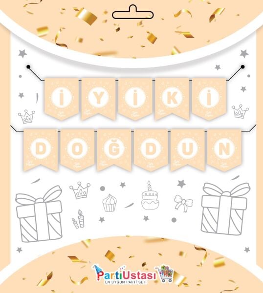 YAZI ZARF BANNER SOFT KREM