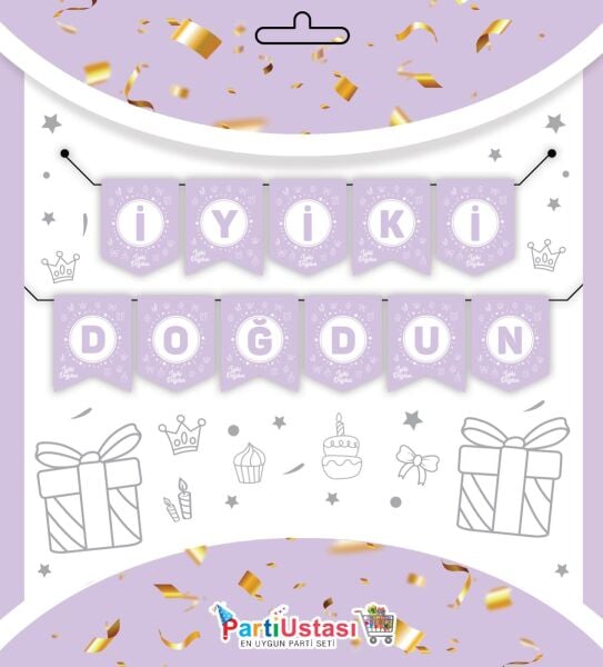 YAZI ZARF BANNER SOFT MOR