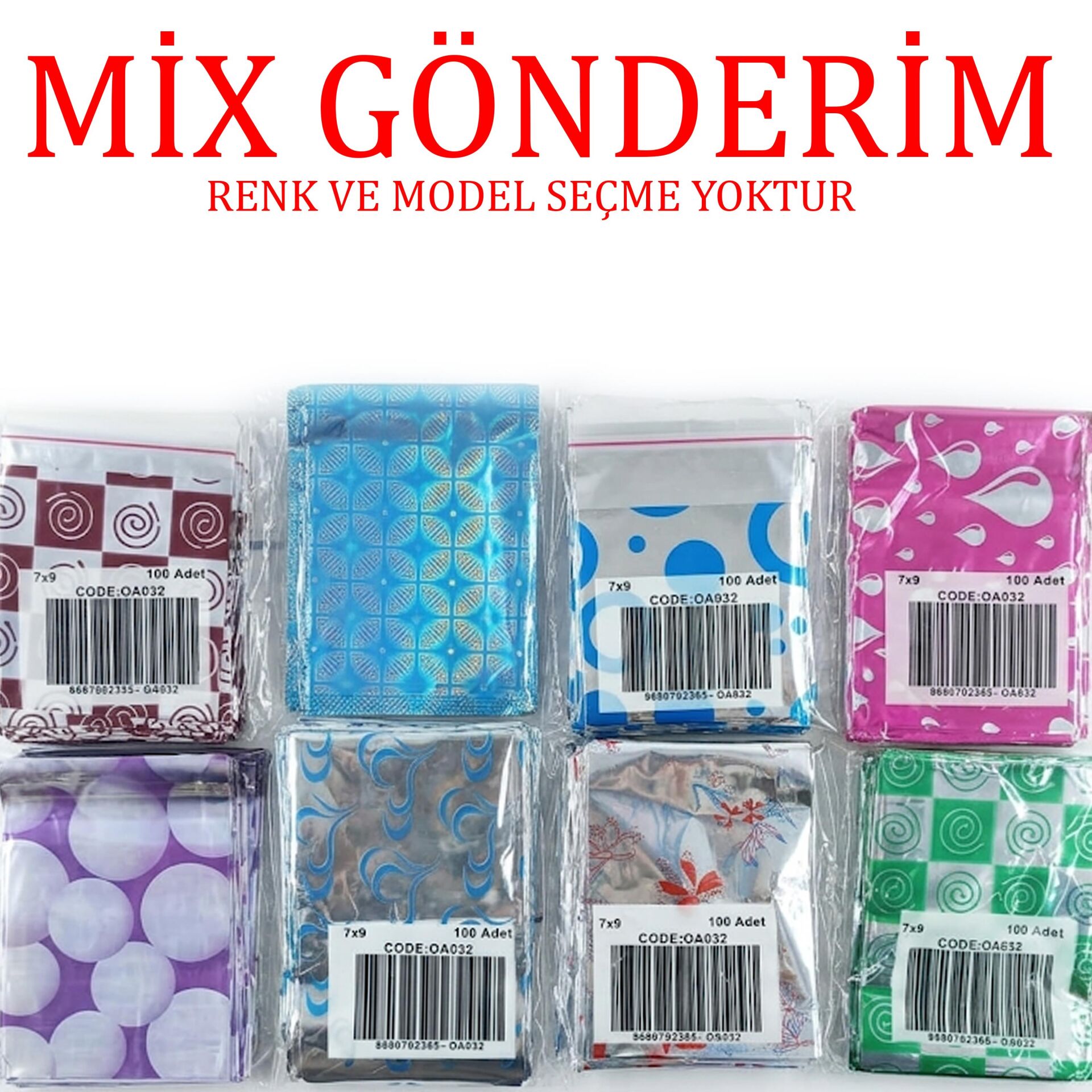 HEDİYELİK POŞET 7 x 9h 100 lü