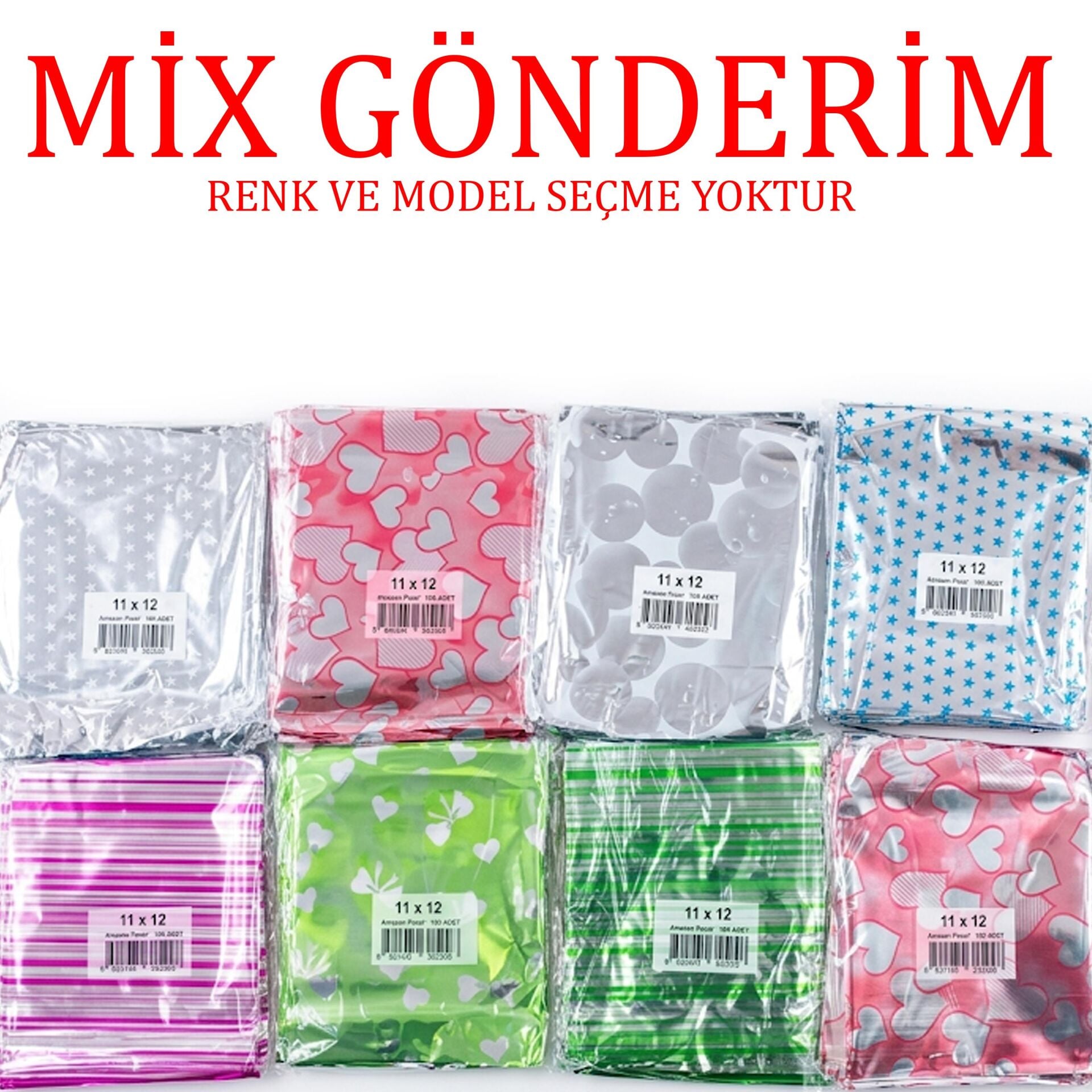HEDİYELİK POŞET 11 x 12h 100 lü