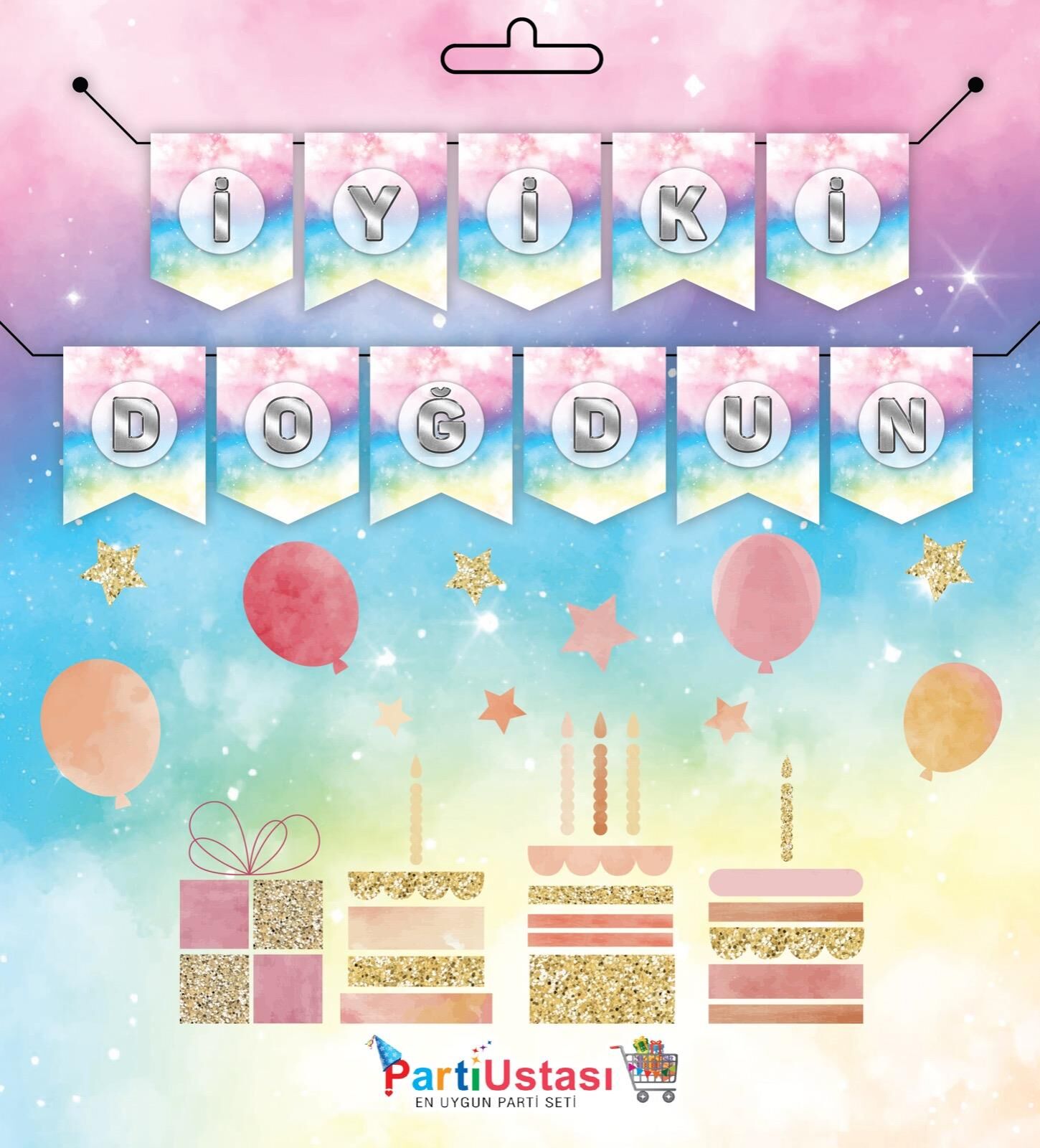 YAZI ZARF BANNER GÖKKUŞAĞI