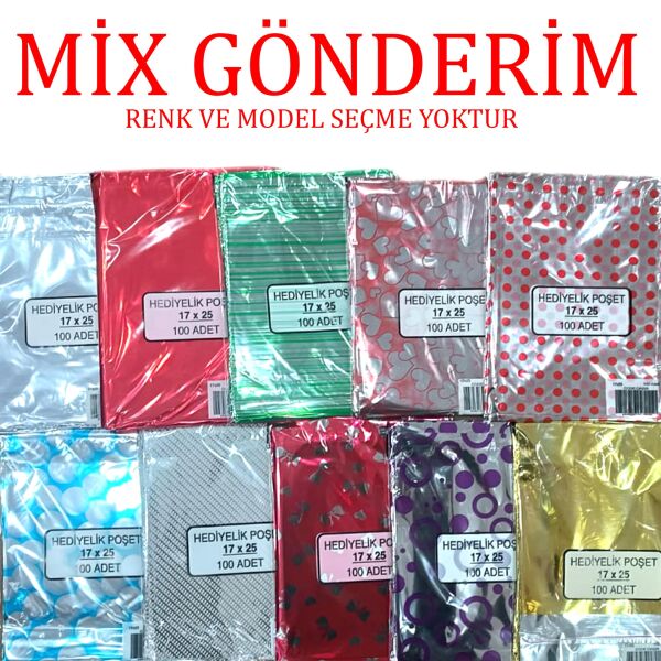 HEDİYELİK POŞET 17 x 25h 100 lü