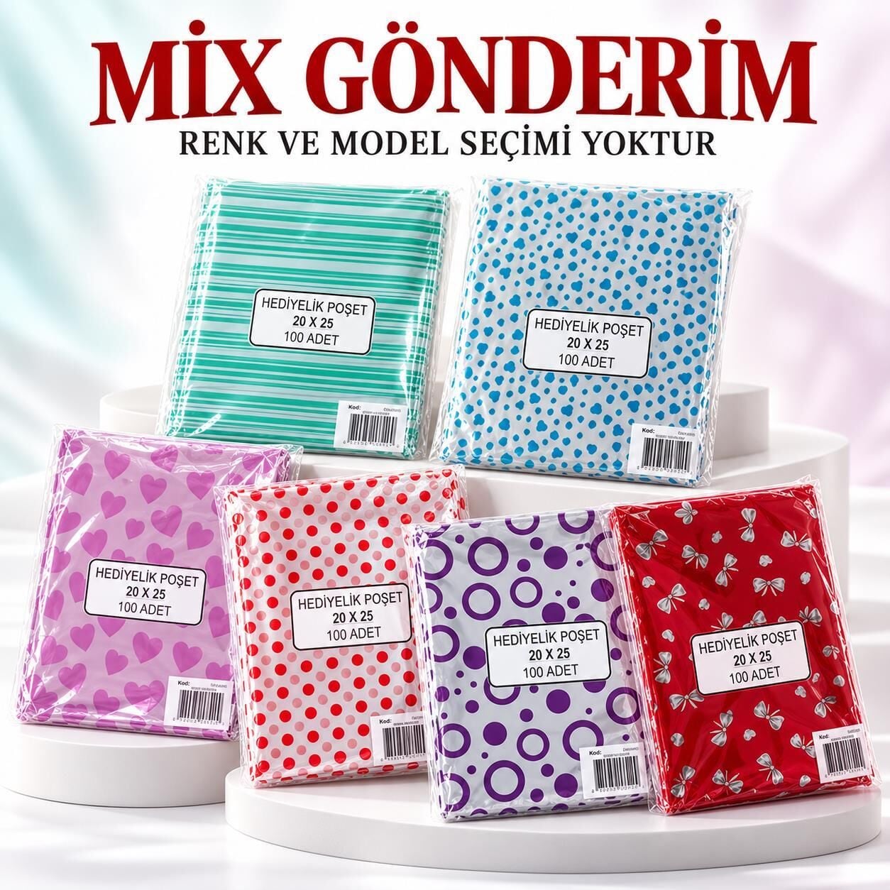 HEDİYELİK POŞET 20 x 25h 100 lü