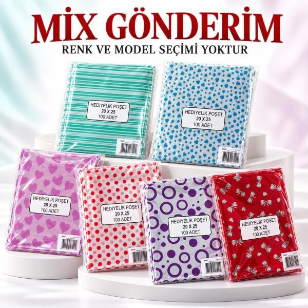 HEDİYELİK POŞET 20 x 25h 100 lü