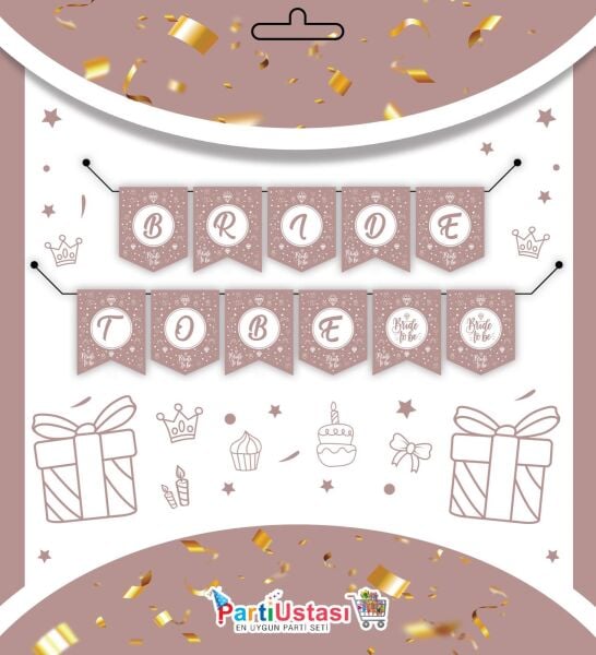YAZI ZARF BANNER BRİDE TO BE