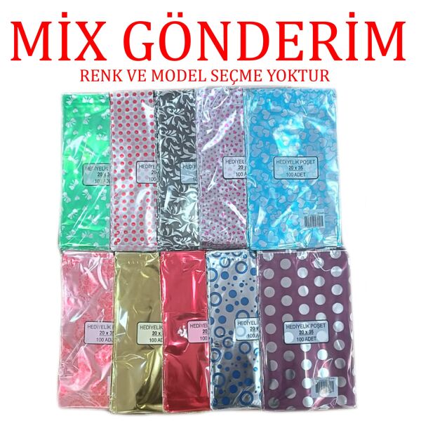 HEDİYELİK POŞET 20 x 35h 100 lü