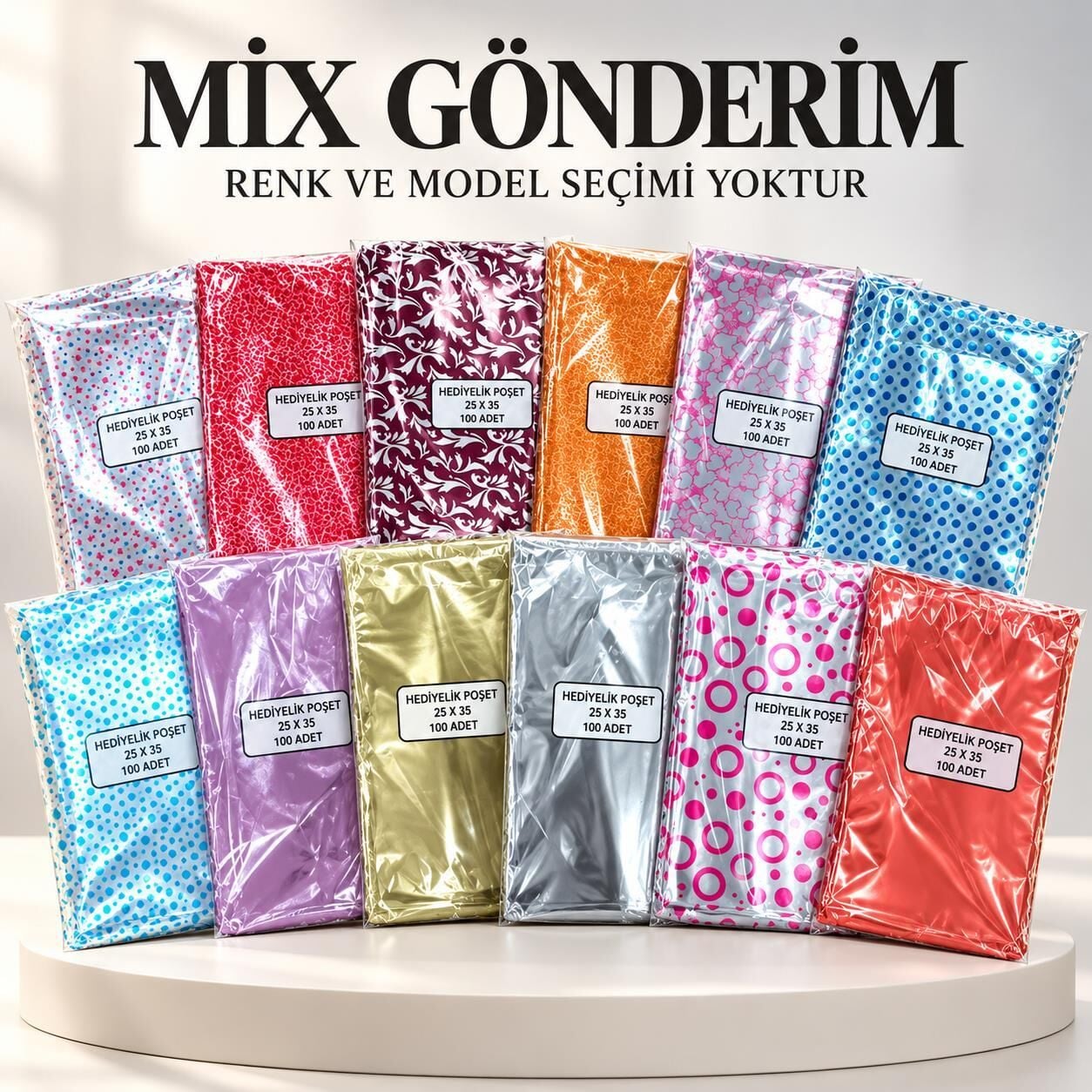 HEDİYELİK POŞET 25 x 35h 100 lü
