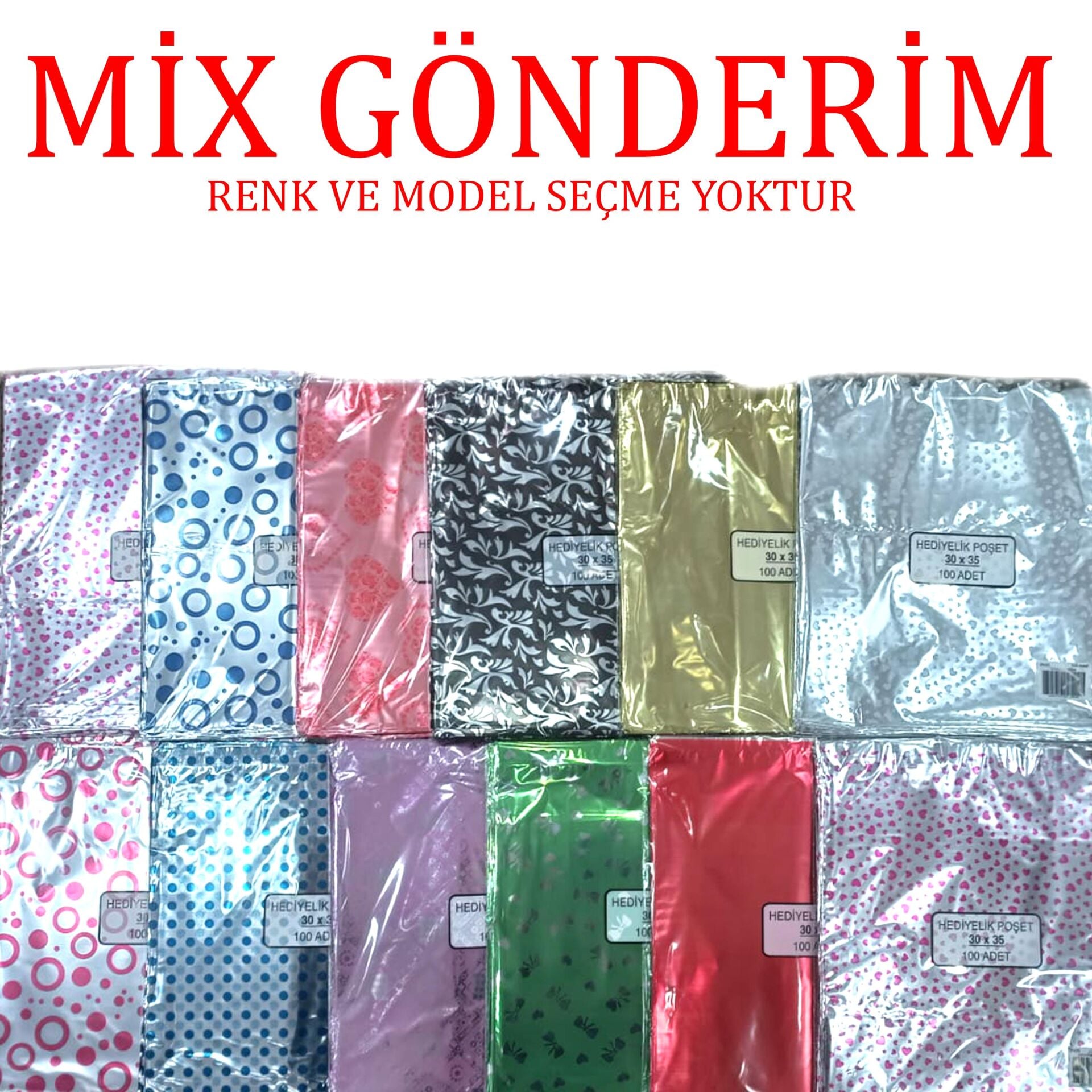 HEDİYELİK POŞET 30 x 35h 100 lü