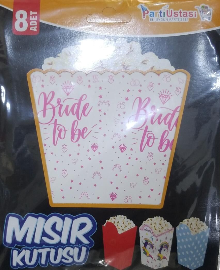 MISIR KUTUSU BRİDE TO BE BEYAZ  8 Lİ