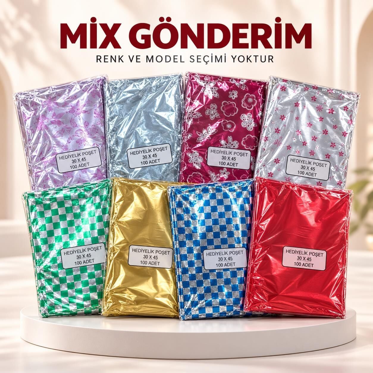 HEDİYELİK POŞET 30 x 45h 100 lü