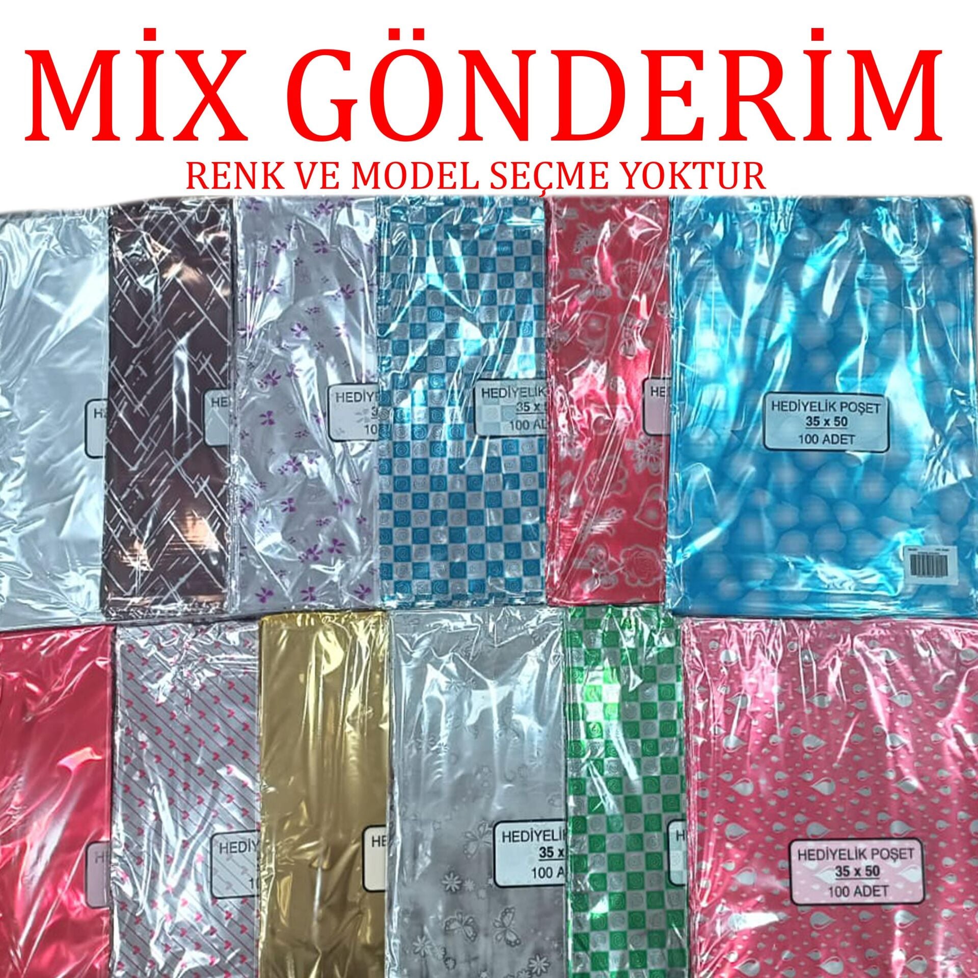 HEDİYELİK POŞET 35 x 50h 100 lü