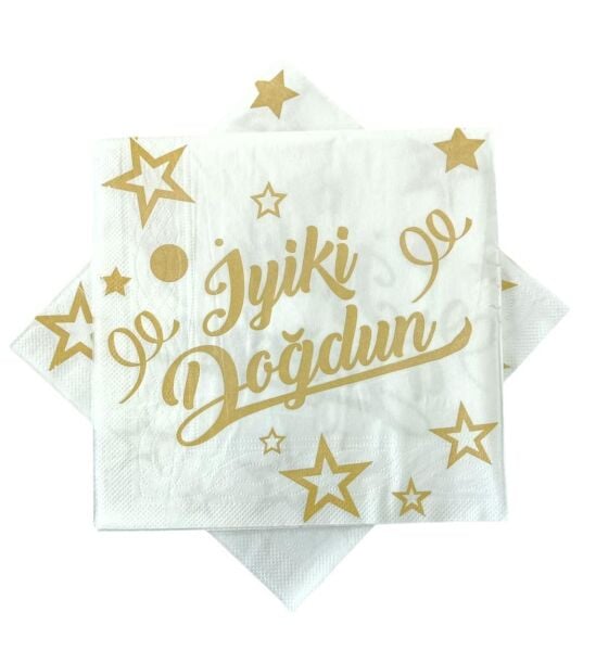 BASKILI PEÇETE İ.DOĞDUN BEYAZ GOLD