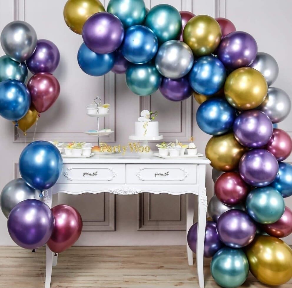 BALON CHROME 50 AD GÜMÜŞ