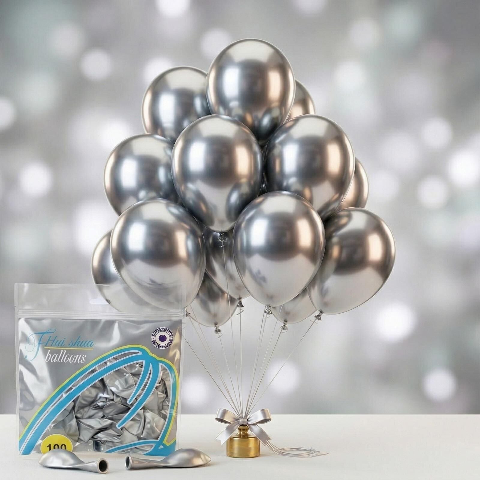 BALON CHROME 50 AD GÜMÜŞ