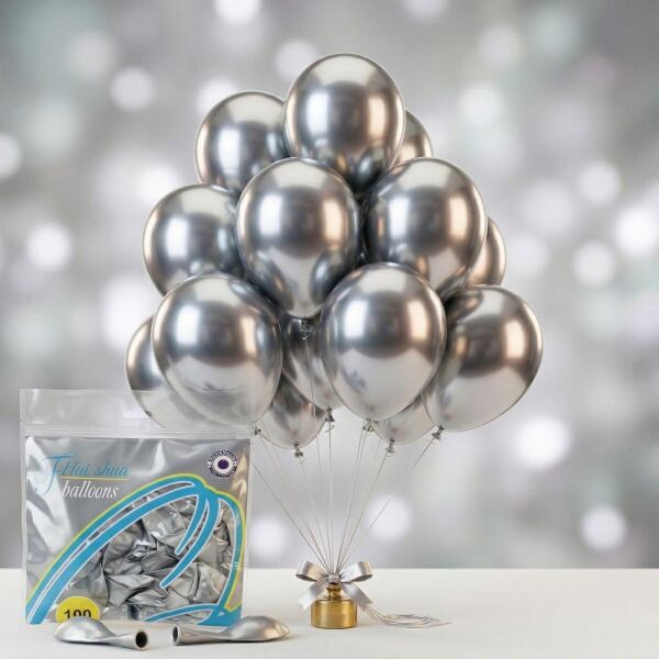 BALON CHROME 50 AD GÜMÜŞ